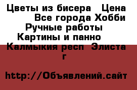 Цветы из бисера › Цена ­ 500 - Все города Хобби. Ручные работы » Картины и панно   . Калмыкия респ.,Элиста г.